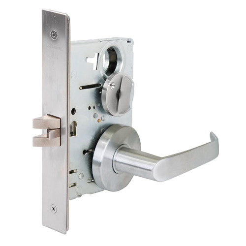 Falcon MA321 DG 626 Grade 1 Privacy Mortise Lock Dane Lever Gala Rose Satin Chrome Finish