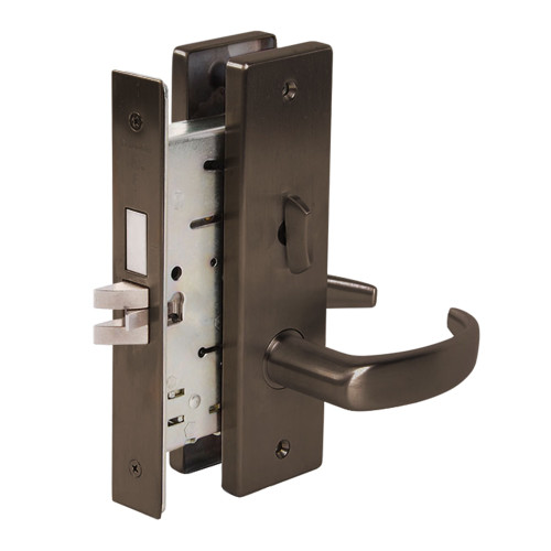 Falcon MA541P QN 613 Grade 1 Mortise Lock Entry/Office Function Quantum Lever Napa Escutcheon Oil Rubbed Bronze