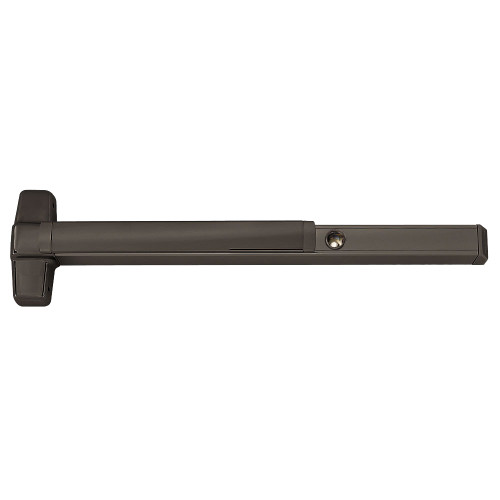 Von Duprin CD9849DT 4 643E Grade 1 Concealed Vertical Cable Exit Bar 48 Device 82 to 96 Door Height Dummy Function Escutcheon Pull Cylinder Dogging Less Cylinder Aged Bronze Finish Field Reversible CD9849DT 4 643E