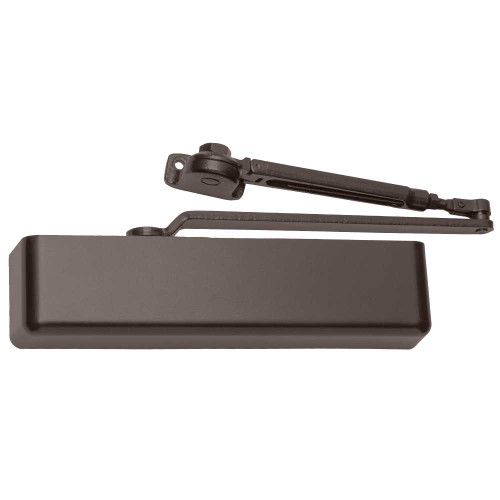 Falcon SC81A HwPA DKB SC80 Series Medium Duty Closer Hold Open Attached PA Bracket SLIM Cover Dark Bronze Painted SC81A HwPA DKB