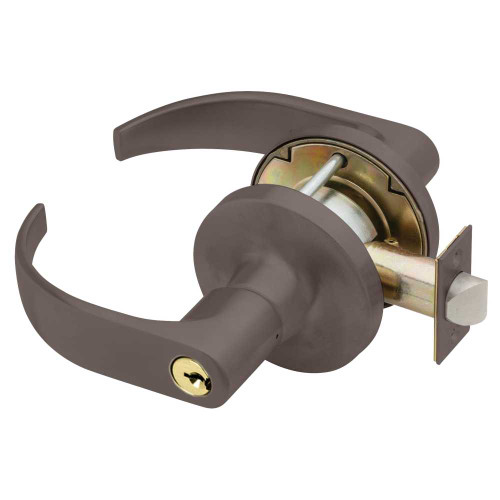 Falcon T561PD Q 613 Grade 1 Classroom Cylindrical Lock Key in Lever Cylinder Quantum Lever Standard Rose Dark Oxidized Satin Bronze Oil Rubbed Finish Non-Handed T561PD Q 613