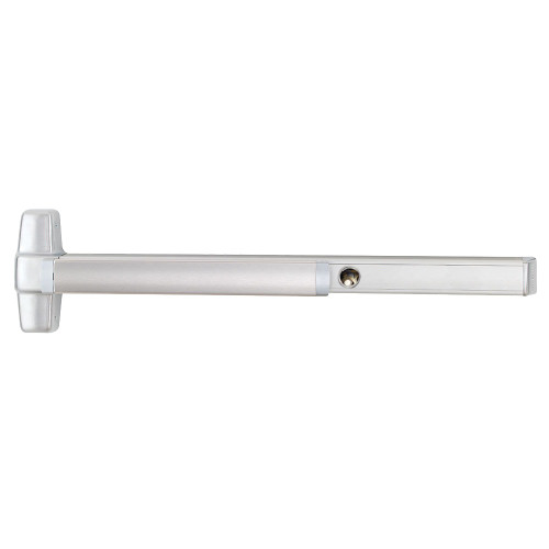 Von Duprin CD9848NL-OP 4 32D Grade 1 Concealed Vertical Rod Exit Bar 48 Device 80 to 100 Door Height Night Latch Function Cylinder Dogging Less Cylinder Satin Stainless Steel Finish Field Reversible