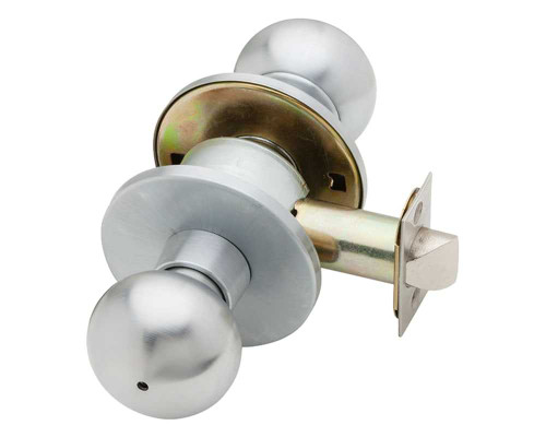 Falcon X501PD HG 626 Entry Lock Hana Knob Gala Rose Satin Chrome X501PD HG 626