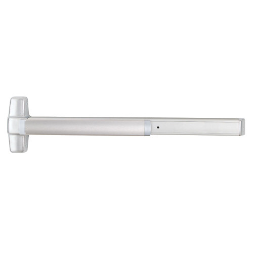 Von Duprin RX9848L-BE-06 3 32D LHR Grade 1 Concealed Vertical Rod Exit Bar 36 Device 80 to 100 Door Height Passage Function 06 Lever with Escutcheon Request to Exit Switch Hex Dogging Satin Stainless Steel Finish Field Reversible