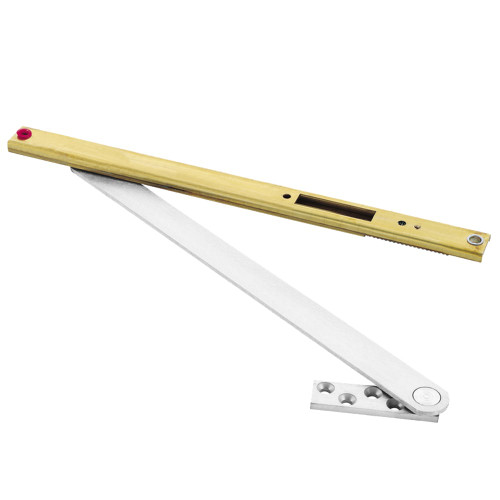 Glynn Johnson 101S-US32 Heavy Duty Concealed Overhead Stop Only Size 1 Bright Stainless Steel Finish Non-Handed