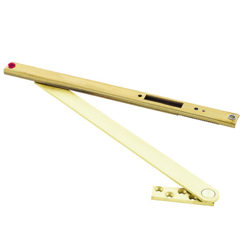 Glynn Johnson 102H-US3 Heavy Duty Concealed Overhead Hold Open Size 2 Bright Brass Finish Non-Handed