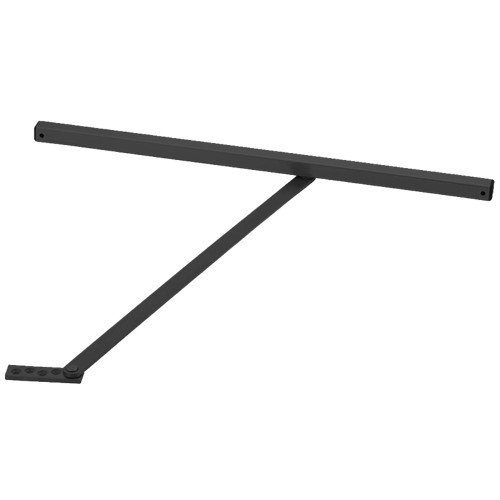Glynn Johnson 453S-SPBLK Medium Duty Surface Overhead Stop Only Size 3 Flat Black Coated Finish Non-Handed 453S-SPBLK