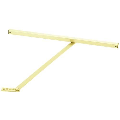 Glynn Johnson 453S-US3 Medium Duty Surface Overhead Stop Only Size 3 Bright Brass Finish Non-Handed 453S-US3