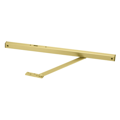 Glynn Johnson 902S-SP4 Heavy Duty Surface Overhead Stop Only Size 2 Satin Brass Painted Finish Non-Handed
