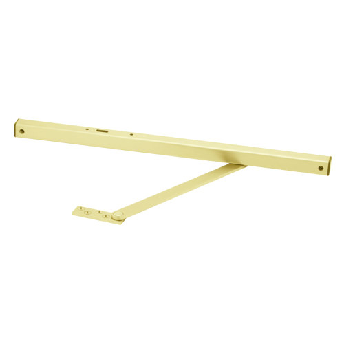 Glynn Johnson 904S-US3 Heavy Duty Surface Overhead Stop Only Size 4 Bright Brass Finish Non-Handed 904S-US3