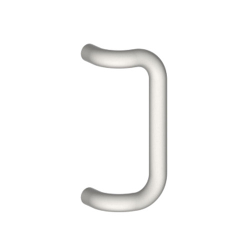 Hager 12J US26D 90 Degree Offset Pull - Round 1 Diameter 2-3/4 Projection 1-3/4 Clearance CTC 10 Offset 3 Satin Chrome Finish 12J US26D