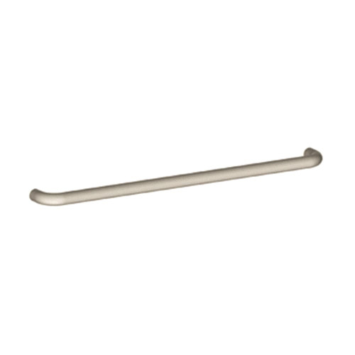 Hager 130S US32D 33CTC Push Bar 1 Round 2-1/2 Projection 33 CTC Satin Stainless Steel Finish