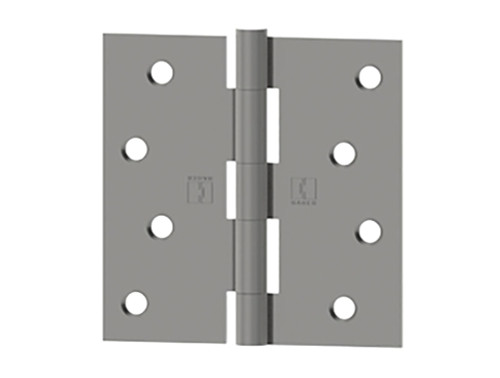 Hager 1741 3-1/2X3-1/2 US26D Full Mortise Plain Bearing Residential Hinge 3-1/2 by 3-1/2 Steel 5 Knuckle Satin Chromium Plated Finish