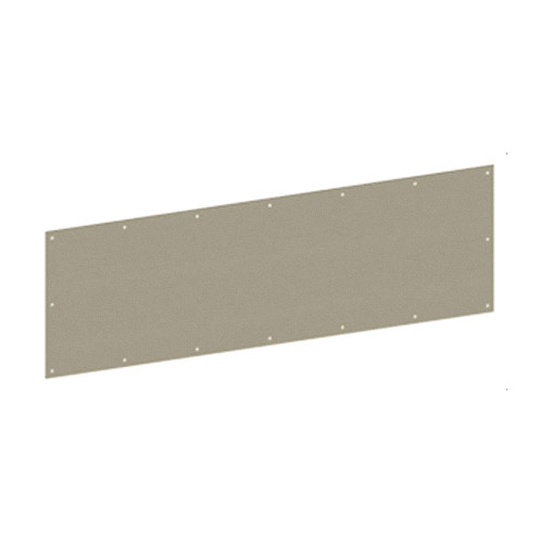 Hager 190S 10X28 US32D Kick Plate and Armor Plate Gauge: 005 10 by 28 Satin Stainless Steel Finish