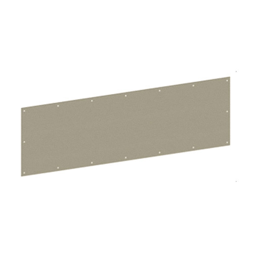 Hager 190S 10X32 US32D Kick Plate and Armor Plate Gauge: 005 10 by 32 Satin Stainless Steel Finish