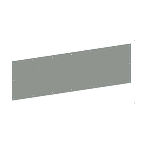 Hager 190S 12X34 US28 Kick Plate and Armor Plate Gauge: 005 12 by 34 Satin Aluminum Clear Anodized Finish