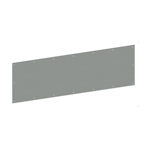 Hager 190S 8X40 US28 Kick Plate and Armor Plate Gauge: 005 8 by 40 Satin Aluminum Clear Anodized Finish