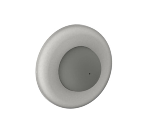 Hager 232W US32D Convex Wall Stop Concealed Mounting Rubber Stop Wrought 2-7/16 Diameter 1 Projection Satin Stainless Steel Finish