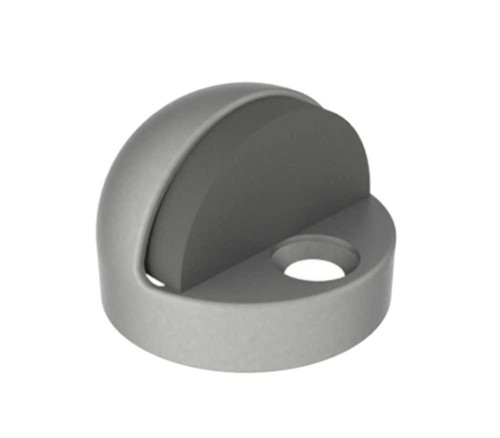 Hager 243F US26D Dome Stop - High Die Cast Brass Base Diameter 1-11/16 7/16 Thick Base 1-9/32 Height Satin Chrome Finish 243F US26D