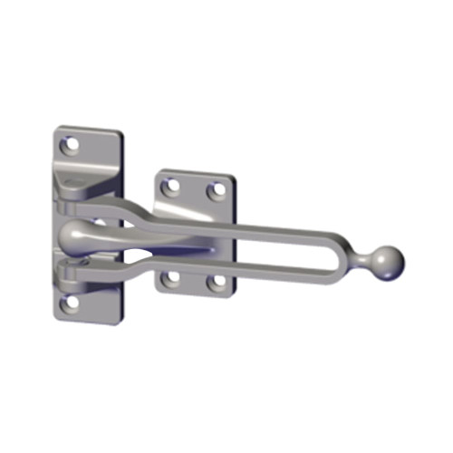 Hager 274D US26D Door Guard Cast Brass 4-1/2 Arm Length Satin Chrome Finish 274D US26D