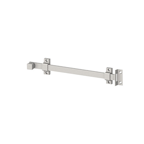 Hager 276D US26D Steel Surface Bolt - 12 1/4 by 3/4 Bolt Size 1 Bolt Throw Universal and Angle Strikes Included Satin Chrome Finish