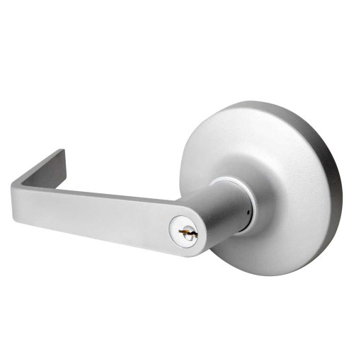 Hager 47KE WTN RHR ALM SCC KD 4700 Series Exit Trim Key-in-Lever Classroom Lever Withnell Design Conventional Cylinder Schlage C Keyway Keyed Different Sprayed Aluminum Finish Right Hand Reverse 47KE WTN RHR ALM SCC KD
