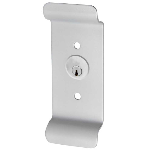 Hager 47RN ALM Raised Lip Pull Night Latch Requires a 3901 Rim Cylinder Sprayed Aluminum Finish 47RN ALM