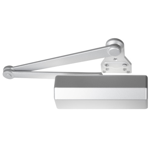 Hager 5300-PAR HDS ALM Grade 1 Surface Closer Push or Pull Side Parallel Arm Mounting Extra Heavy Duty Stop Arm Size 1 to 6 Adjustable Aluminum Finish Non-Handed 5300-PAR HDS ALM