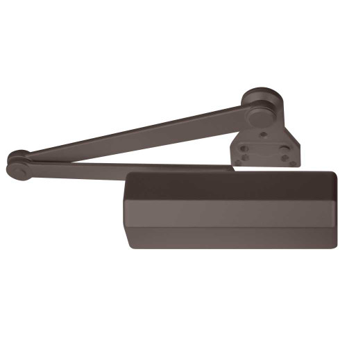 Hager 5300-PAR HDS DBZ Grade 1 Surface Closer Push or Pull Side Parallel Arm Mounting Extra Heavy Duty Stop Arm Size 1 to 6 Adjustable Dark Bronze Finish Non-Handed 5300-PAR HDS DBZ