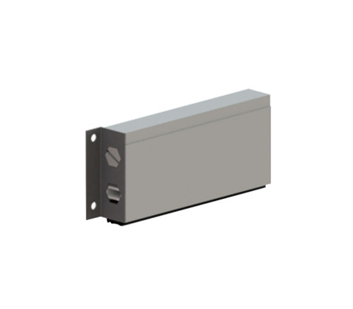 Hager 740SS 48 CLR Automatic Door Bottom Surface Applied End Caps Furnished 48 Silicone Insert Clear Aluminum Finish 740SS 48 CLR