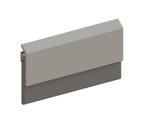 Hager 750SN 48 CLR Door Bottom Sweep Neoprene Insert 48 Clear Aluminum Finish 750SN 48 CLR