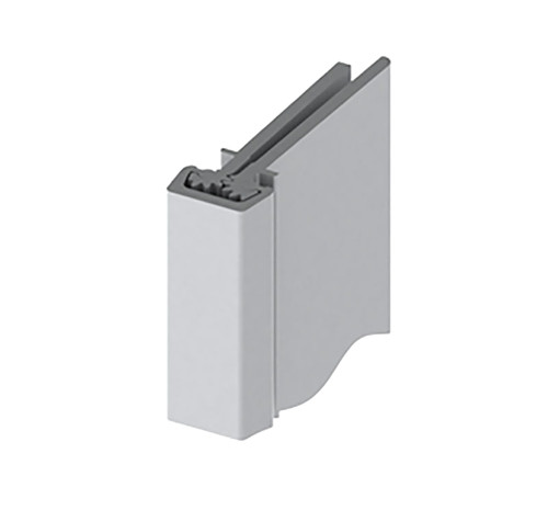 Hager 780-111HD 95 CLR ETW-4 LH Concealed Leaf Continuous Geared Hinge Left-Handed Heavy Duty 95 4-Wires Satin Aluminum Clear Anodized Finish