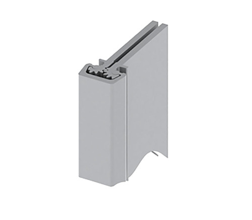 Hager 780-112HD 95 CLR ETW-4 LH Concealed Leaf Continuous Geared Hinge Left-Handed Heavy Duty 95 4-Wires Satin Aluminum Clear Anodized Finish 780-112HD 95 CLR ETW-4 LH