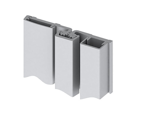 Hager 780-157 79 CLR Full Surface Continuous Geared Hinge 79 Satin Aluminum Clear Anodized Finish