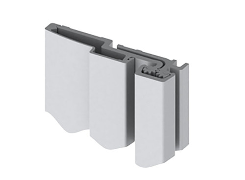 Hager 780-210 79 CLR Full Surface Continuous Geared Hinge 79 Satin Aluminum Clear Anodized Finish