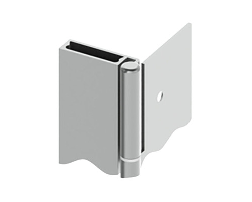 Hager 790-903 83 US32D Half Surface Continuous Hinge 83 Stainless Steel Satin Stainless Steel Finish