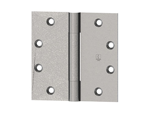 Hager 800 4X4 US32D Full Mortise Plain Bearing Hinge Standard Weight 4 by 4 Stainless Steel 3 Knuckle Satin Stainless Steel Finish