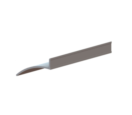 Hager 810S 52 MIL Offset Door Pull 90 Deg 10 CTC 1 Diameter 2-1/2 Clearance Satin Nickel Finish