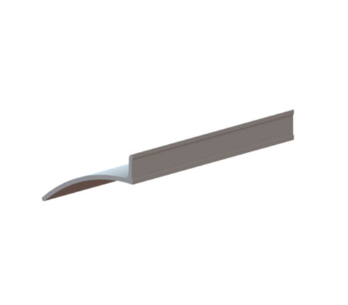 Hager 810S 76 MIL Offset Door Pull 90 Deg 10 CTC 1 Diameter 2-1/2 Clearance Satin Chrome Finish 810S 76 MIL