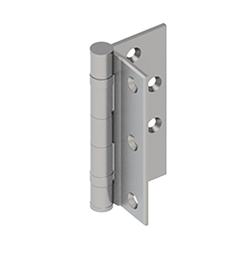 Hager BB1109 4-1/2 US32D Half Mortise Ball Bearing Hinge Standard Weight 4-1/2 Stainless Steel 5 Knuckle Satin Stainless Steel Finish