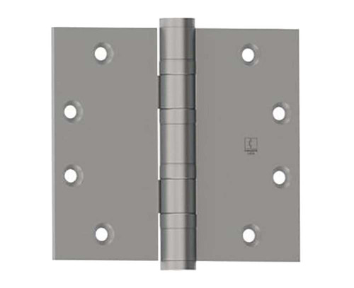 Hager BB1168 5X4 US26D Full Mortise Ball Bearing Hinge Heavy Weight 5 by 4 Steel 5 Knuckle Satin Chromium Plated Finish BB1168 5X4 US26D