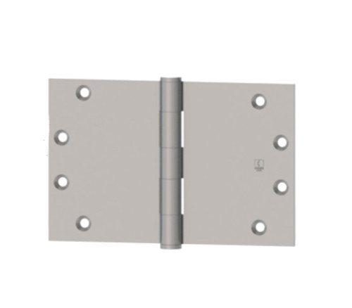 Hager WT1191 4X5 US3 Wide Throw Full Mortise Commercial Hinge Standard Weight Plain Bearing 4 by 5 Bright Brass Finish