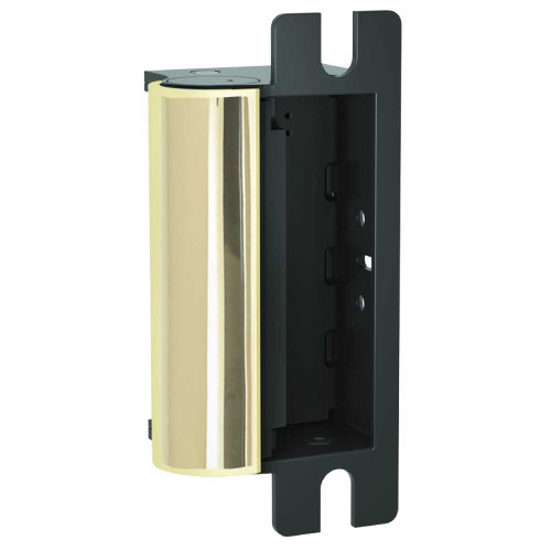 HES 1006-605-LBSM Grade 1 Electric Strike Body Fail Secure 12/24VDC Latchbolt Strike Monitor Bright Brass 1006-605-LBSM