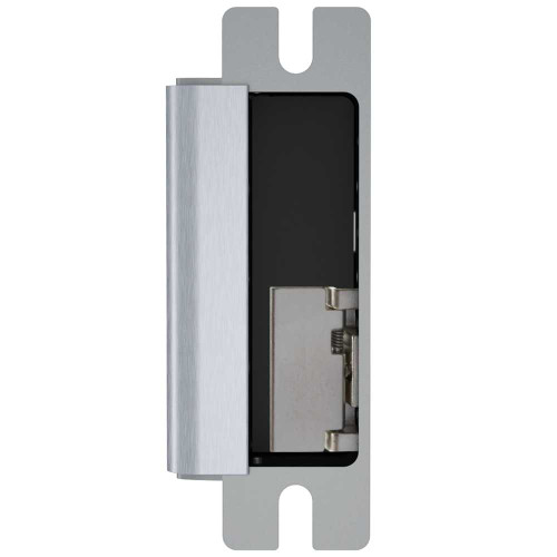 HES 1500-630-LM Grade 1 Electric Strike For Cylindrical or Mortise Latchbolt Locks Auto-Sensing 12/24 VDC Field Selectable Fail Safe/Fail Secure Body Only Lock Monitor Satin Stainless Steel 1500-630-LM