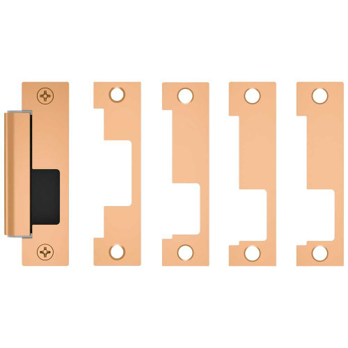 HES 1500C-612 Grade 1 Electric Strike For Cylindrical or Mortise Latchbolt Locks Auto-Sensing 12/24 VDC Field Selectable Fail Safe/Fail Secure Includes 1J 1K 1KD 1KM Options Satin Bronze 1500C-612