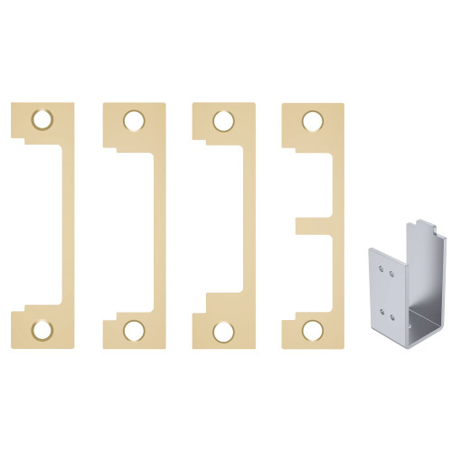 HES 1DB 605 1600 Series Faceplate Kit Includes 1N 1ND 1NM 1NTD Options Bright Brass