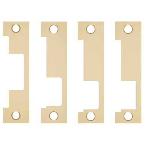 HES 1LB 605 1500 1600 Series Faceplate Kit Includes 1J 1K 1KD 1KM Faceplates Bright Brass