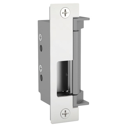 HES 4500C-629 Grade 1 Electric Strike Fail Safe/Fail Secure 12/24 VDC Low Profile Fire Rated Bright Stainless Steel 4500C-629