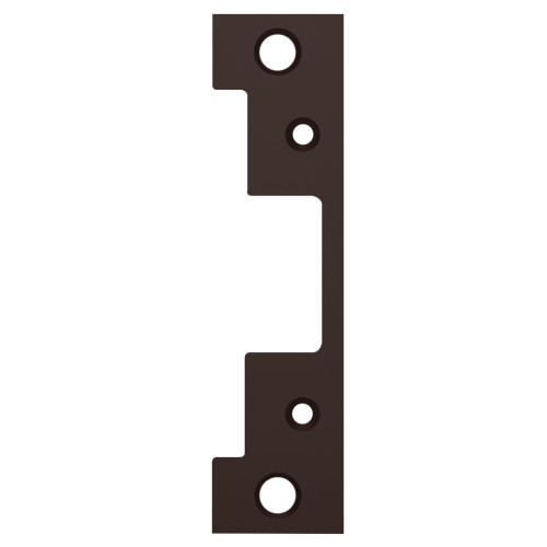 HES 501 613 Faceplate Only 5000/5200 Series 4-7/8 x 1-1/4 Flat with Square Corners Oil Rubbed Bronze