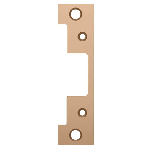 HES 501A 612 Faceplate Only 5000/5200 Series 4-7/8 x 1-1/4 Flat with Radius Corners Satin Bronze
